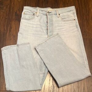 Levi's Blue Straight Leg Jeans Classic Denim